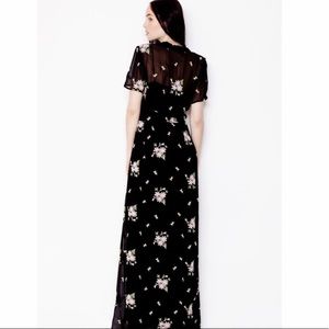 Ghost London Floral Embroidered Dress